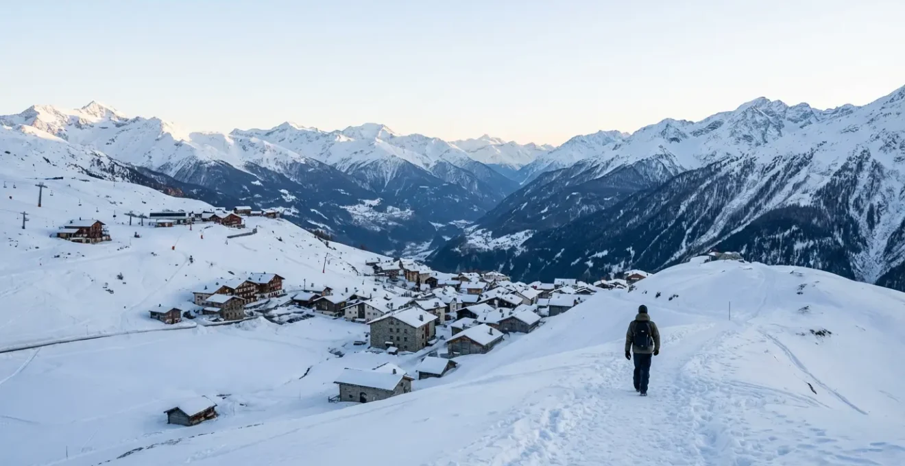 Micro-aventure en vallée pendant jour de repos pour saisonnier