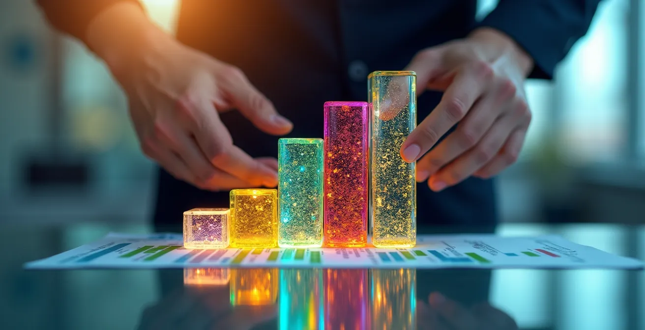 Revenue Manager analysant des tendances de marché dans un bureau moderne