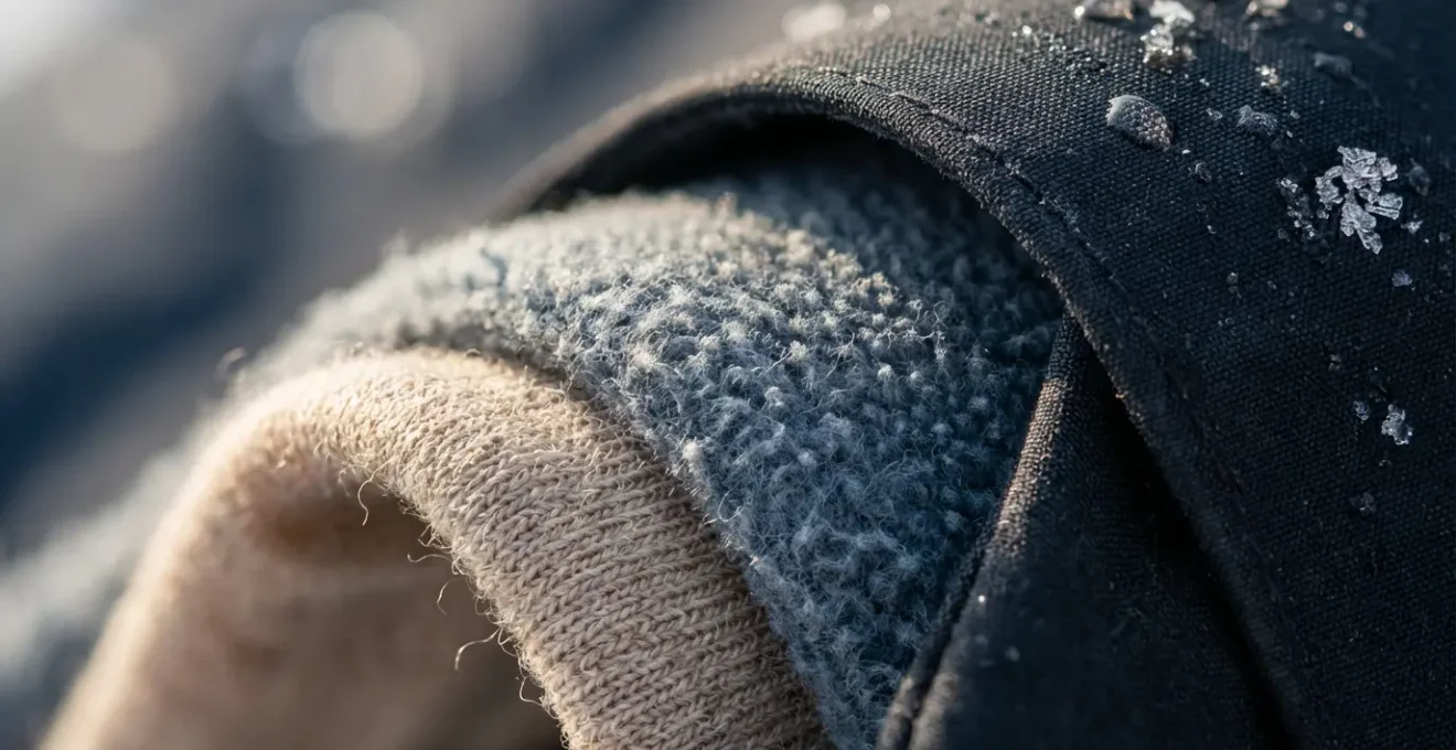 Système de vêtements multicouches pour travail en montagne hivernale